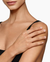 Zig Zag Stax™ Ring in 18K Yellow Gold with Diamonds, 2mm